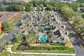 Bird's eye view of property